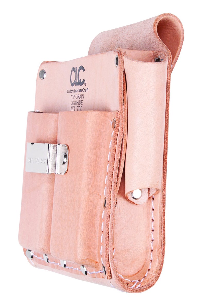 Custom Leathercraft CLC Custom Leathercraft 700 Tool Pouch  Heavy Duty  5-Pocket  Tan - Image 3